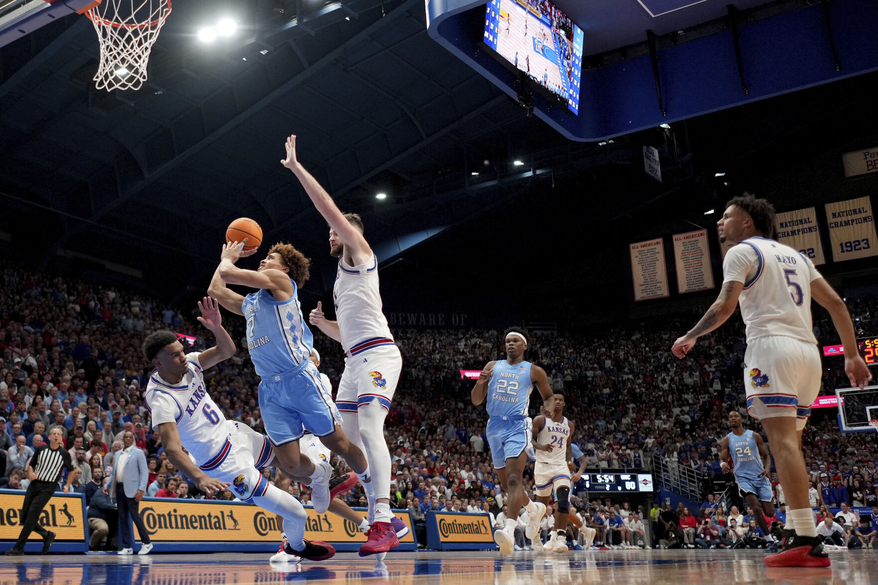 North Carolina Kansas Basketball